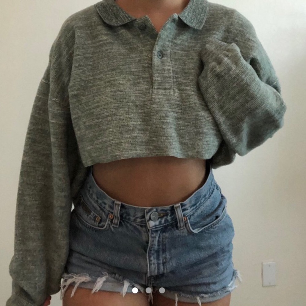 Vintage Green Crop 🌲